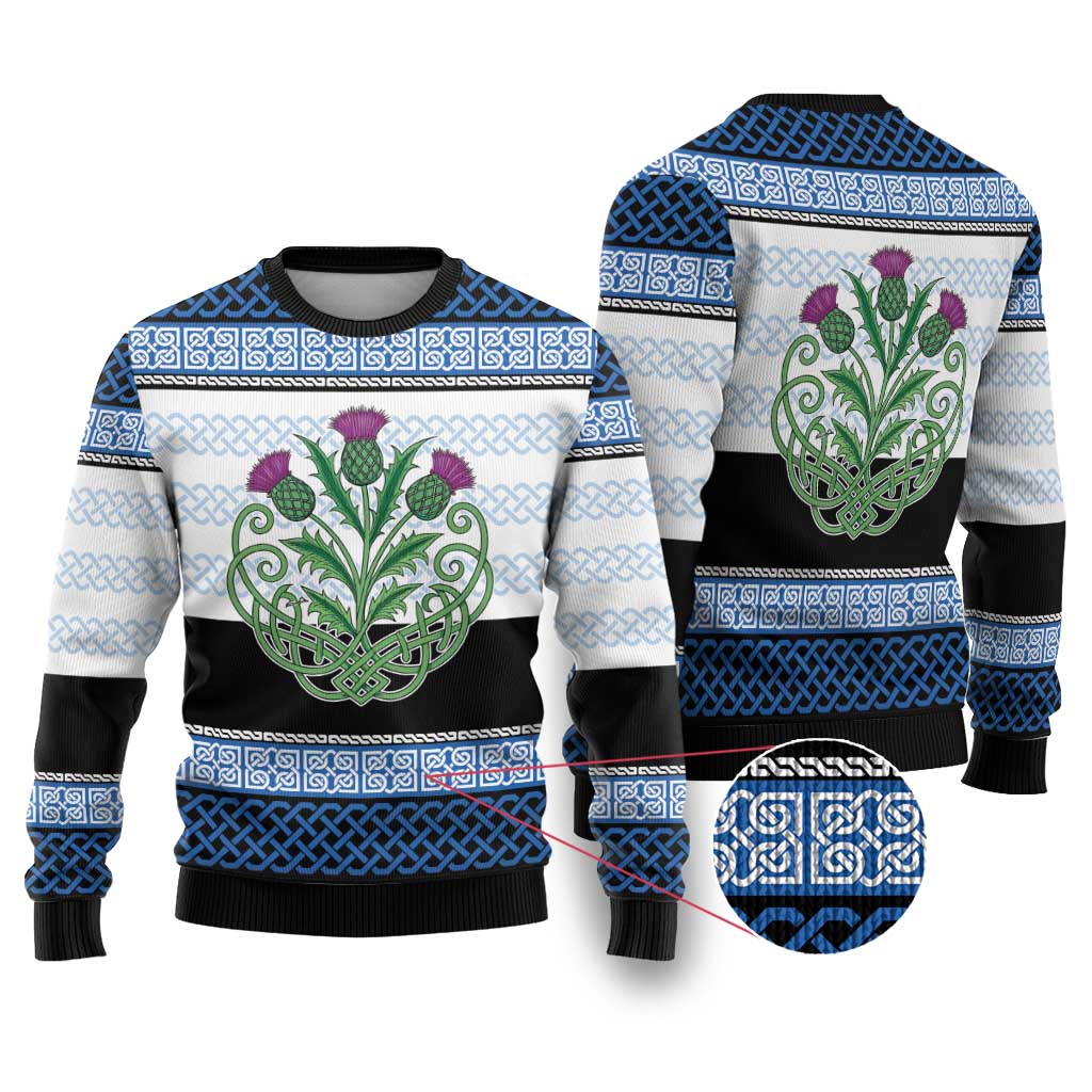 Scotland Celtic Knot Ugly Christmas Sweater Celtic Nation Heritage Pride - Wonder Print Shop