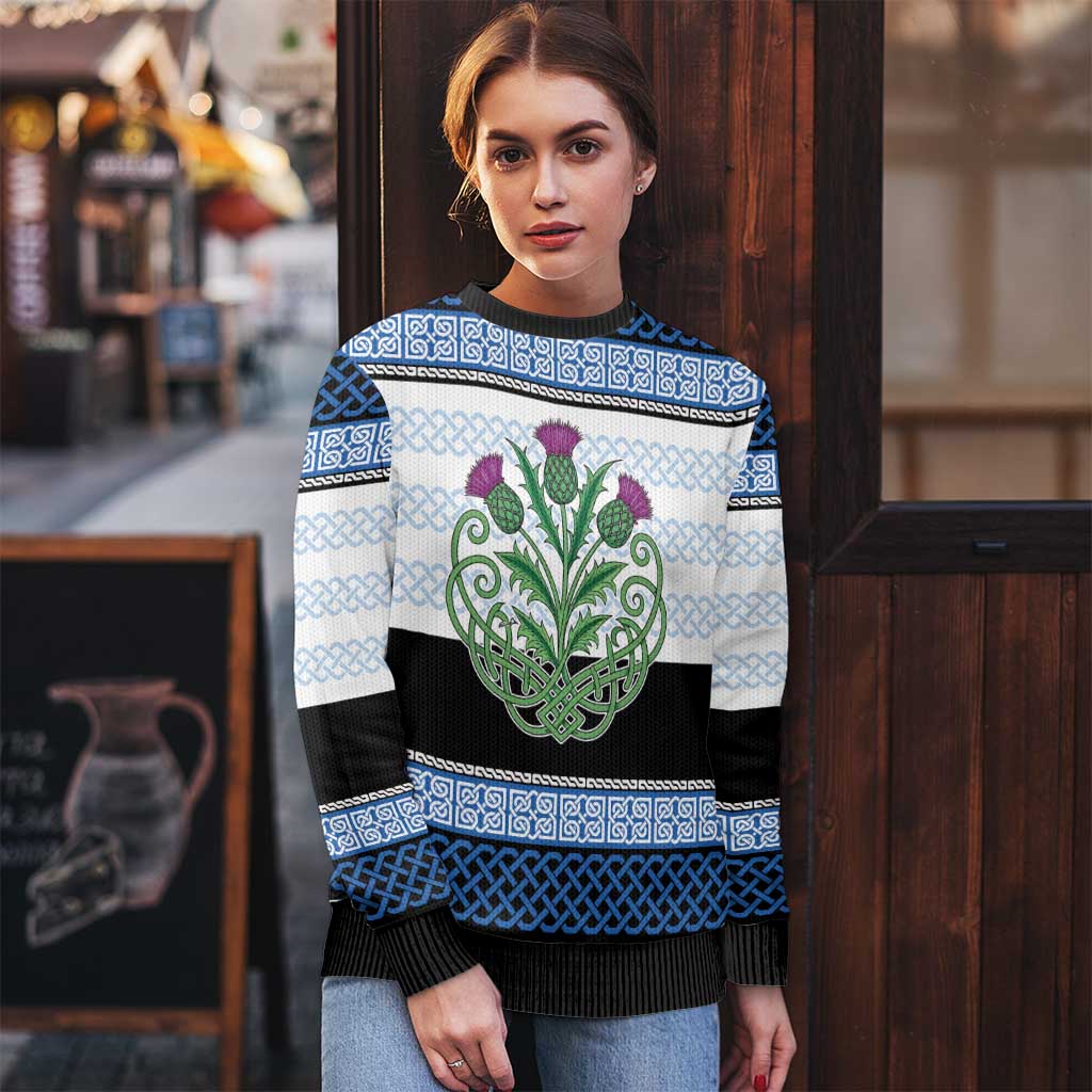 Scotland Celtic Knot Ugly Christmas Sweater Celtic Nation Heritage Pride - Wonder Print Shop