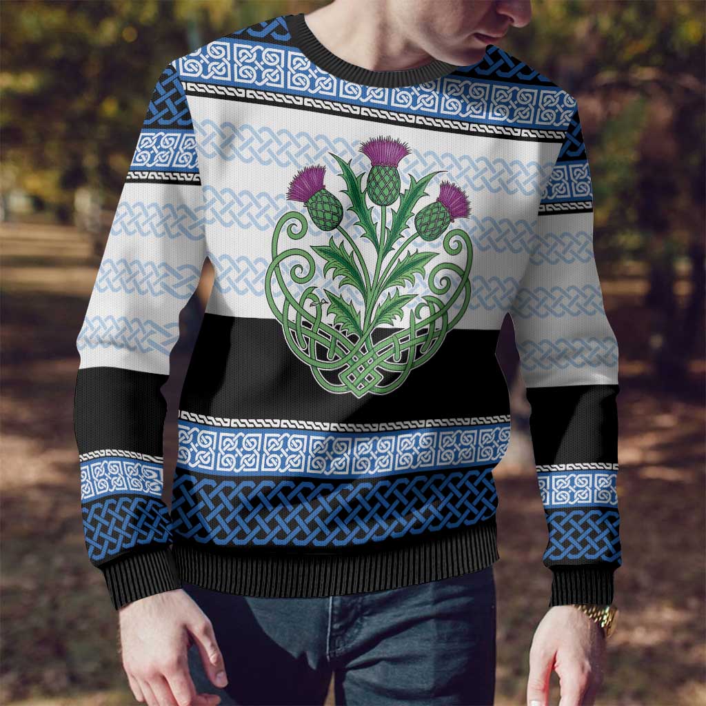 Scotland Celtic Knot Ugly Christmas Sweater Celtic Nation Heritage Pride - Wonder Print Shop