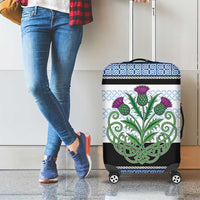 Scotland Celtic Knot Luggage Cover Celtic Nation Heritage Pride - Wonder Print Shop