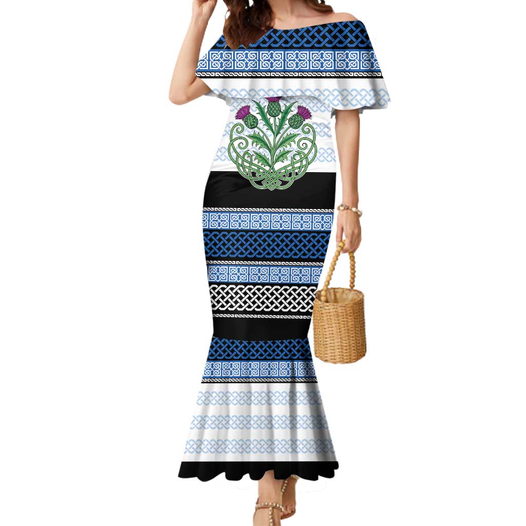 Scotland Celtic Knot Mermaid Dress Celtic Nation Heritage Pride - Wonder Print Shop