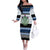 Scotland Celtic Knot Off The Shoulder Long Sleeve Dress Celtic Nation Heritage Pride - Wonder Print Shop