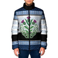 Scotland Celtic Knot Padded Jacket Celtic Nation Heritage Pride - Wonder Print Shop