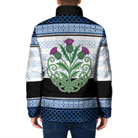 Scotland Celtic Knot Padded Jacket Celtic Nation Heritage Pride - Wonder Print Shop