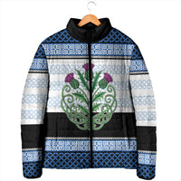 Scotland Celtic Knot Padded Jacket Celtic Nation Heritage Pride - Wonder Print Shop