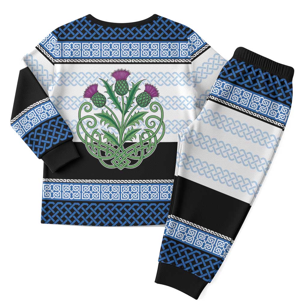 Scotland Celtic Knot Christmas Pajama Set Celtic Nation Heritage Pride - Wonder Print Shop