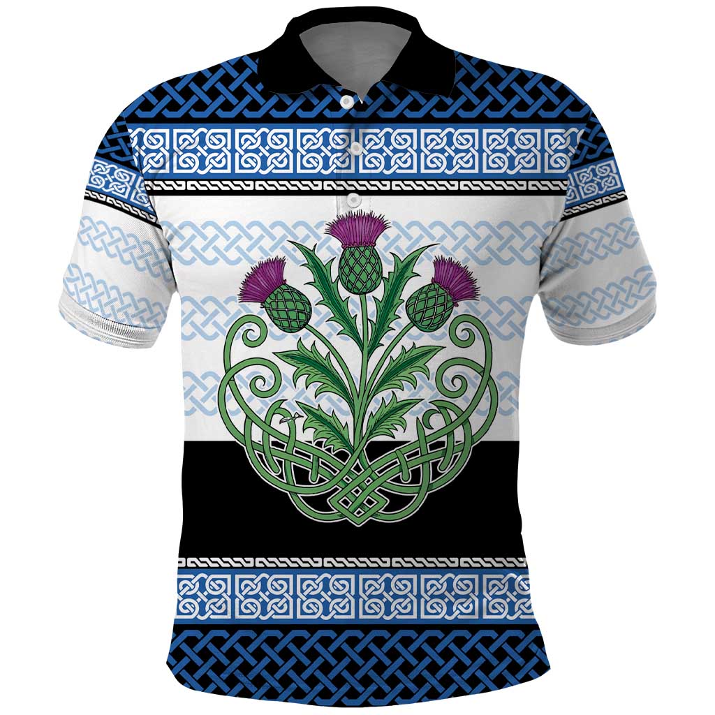 Scotland Celtic Knot Polo Shirt Celtic Nation Heritage Pride - Wonder Print Shop