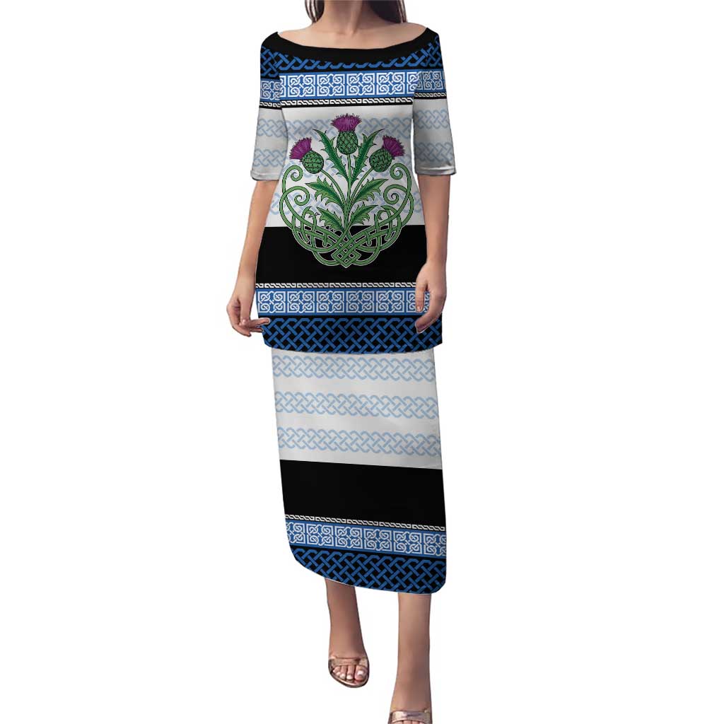 Scotland Celtic Knot Puletasi Celtic Nation Heritage Pride - Wonder Print Shop