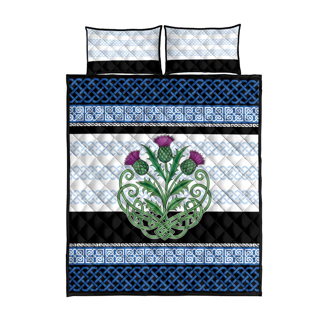 Scotland Celtic Knot Quilt Bed Set Celtic Nation Heritage Pride - Wonder Print Shop