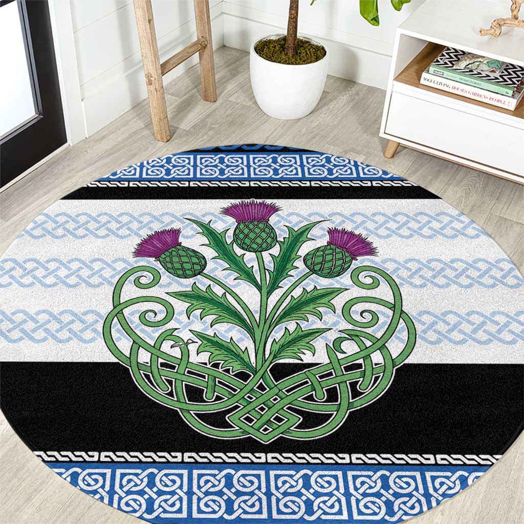 Scotland Celtic Knot Round Carpet Celtic Nation Heritage Pride - Wonder Print Shop
