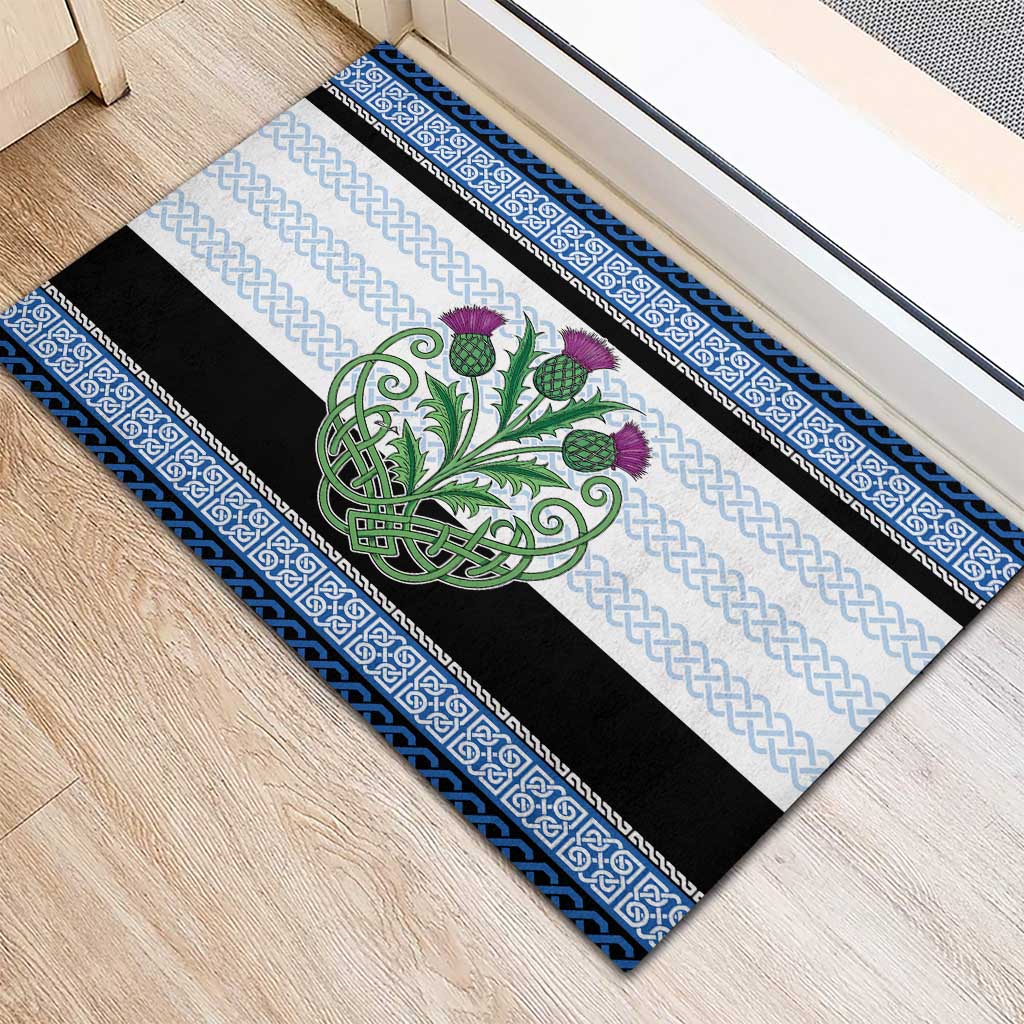 Scotland Celtic Knot Rubber Doormat Celtic Nation Heritage Pride - Wonder Print Shop