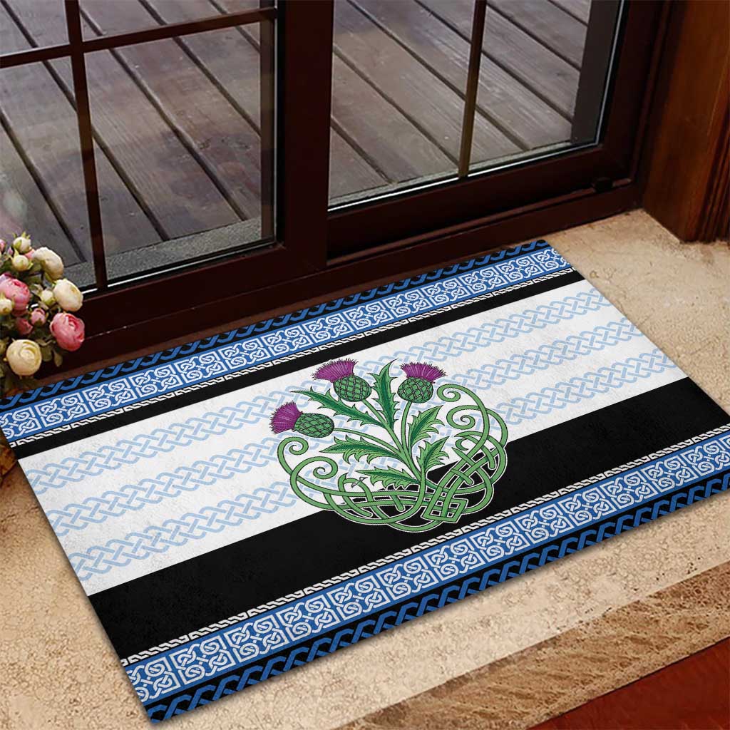 Scotland Celtic Knot Rubber Doormat Celtic Nation Heritage Pride - Wonder Print Shop