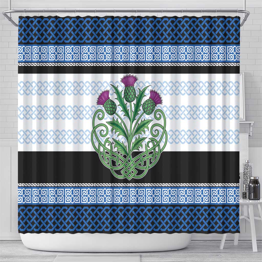 Scotland Celtic Knot Shower Curtain Celtic Nation Heritage Pride - Wonder Print Shop