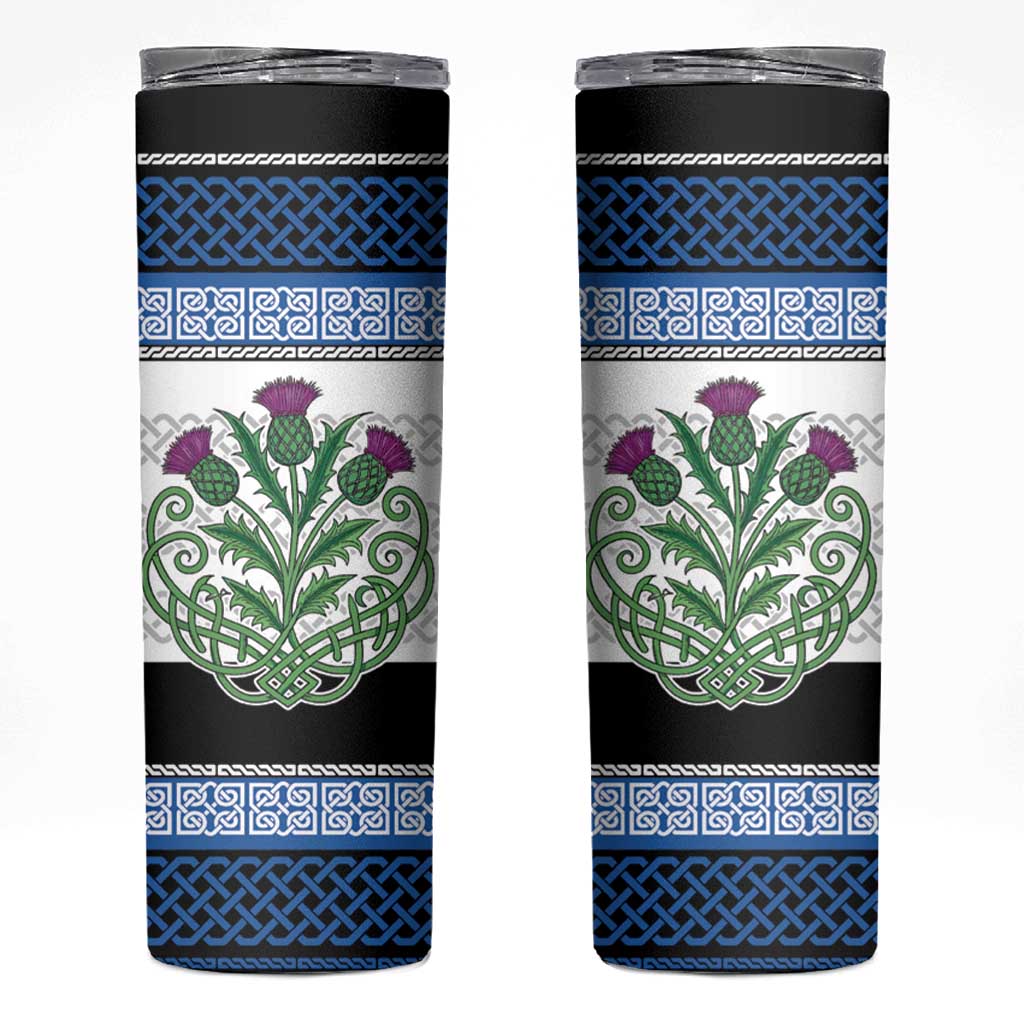 Scotland Celtic Knot Skinny Tumbler Celtic Nation Heritage Pride - Wonder Print Shop