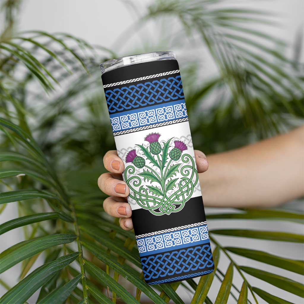 Scotland Celtic Knot Skinny Tumbler Celtic Nation Heritage Pride - Wonder Print Shop