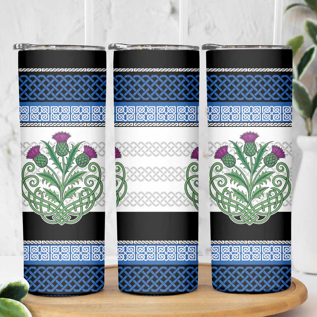 Scotland Celtic Knot Skinny Tumbler Celtic Nation Heritage Pride - Wonder Print Shop