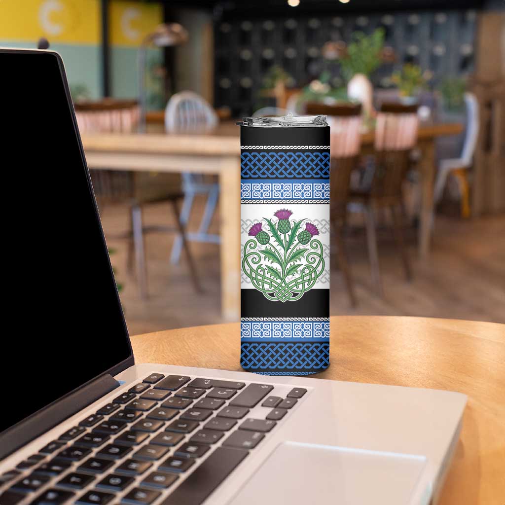 Scotland Celtic Knot Skinny Tumbler Celtic Nation Heritage Pride - Wonder Print Shop