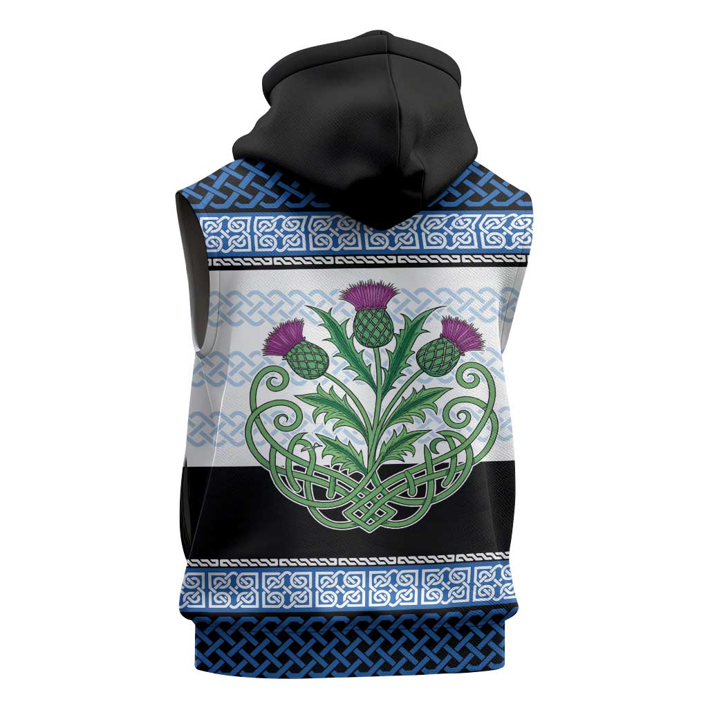 Scotland Celtic Knot Sleeveless Hoodie Celtic Nation Heritage Pride - Wonder Print Shop