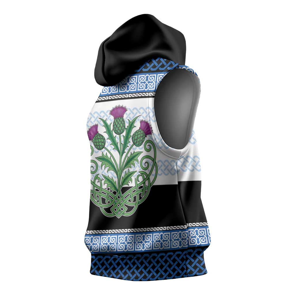 Scotland Celtic Knot Sleeveless Hoodie Celtic Nation Heritage Pride - Wonder Print Shop