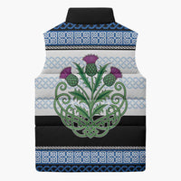 Scotland Celtic Knot Sleeveless Puffer Jacket Celtic Nation Heritage Pride - Wonder Print Shop