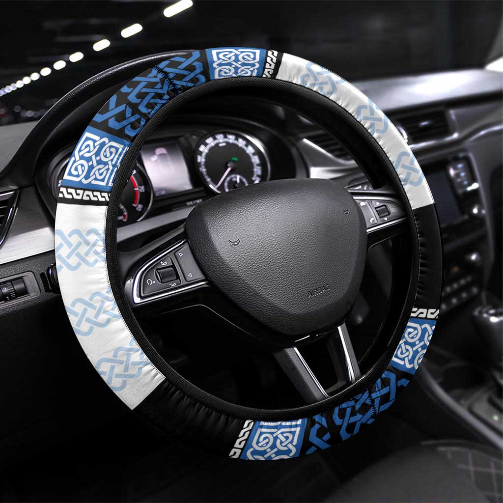 Scotland Celtic Knot Steering Wheel Cover Celtic Nation Heritage Pride - Wonder Print Shop