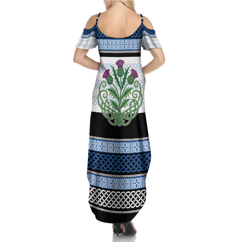Scotland Celtic Knot Summer Maxi Dress Celtic Nation Heritage Pride - Wonder Print Shop