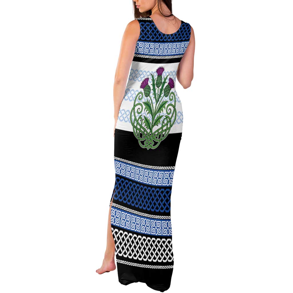 Scotland Celtic Knot Tank Maxi Dress Celtic Nation Heritage Pride - Wonder Print Shop