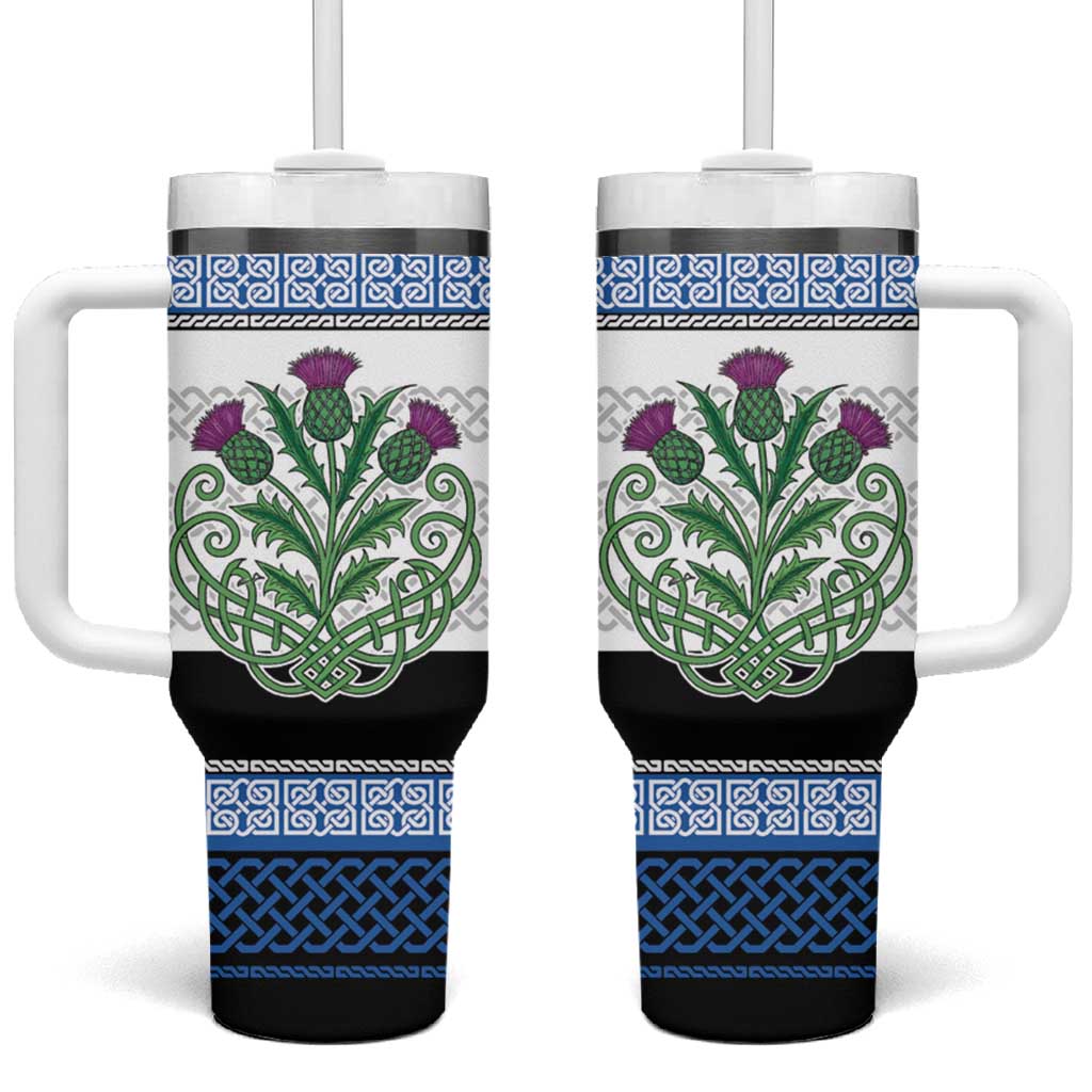 Scotland Celtic Knot Tumbler With Handle Celtic Nation Heritage Pride - Wonder Print Shop