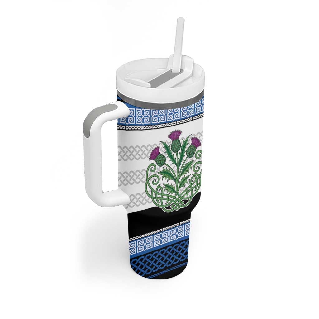 Scotland Celtic Knot Tumbler With Handle Celtic Nation Heritage Pride - Wonder Print Shop