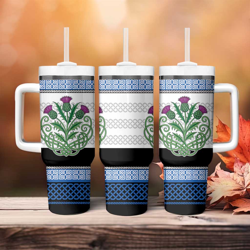 Scotland Celtic Knot Tumbler With Handle Celtic Nation Heritage Pride - Wonder Print Shop