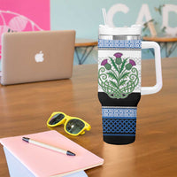 Scotland Celtic Knot Tumbler With Handle Celtic Nation Heritage Pride - Wonder Print Shop