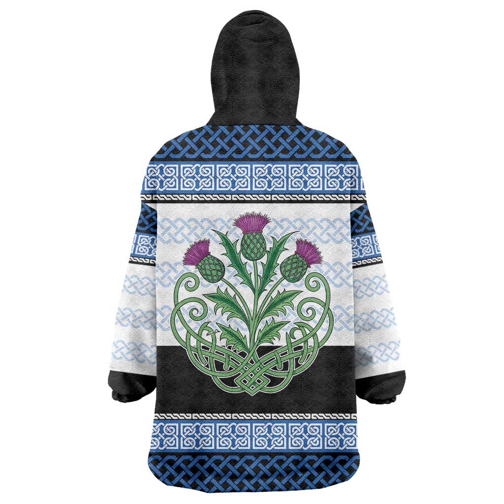 Scotland Celtic Knot Wearable Blanket Hoodie Celtic Nation Heritage Pride - Wonder Print Shop