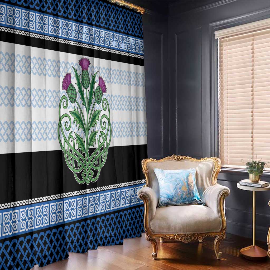 Scotland Celtic Knot Window Curtain Celtic Nation Heritage Pride - Wonder Print Shop
