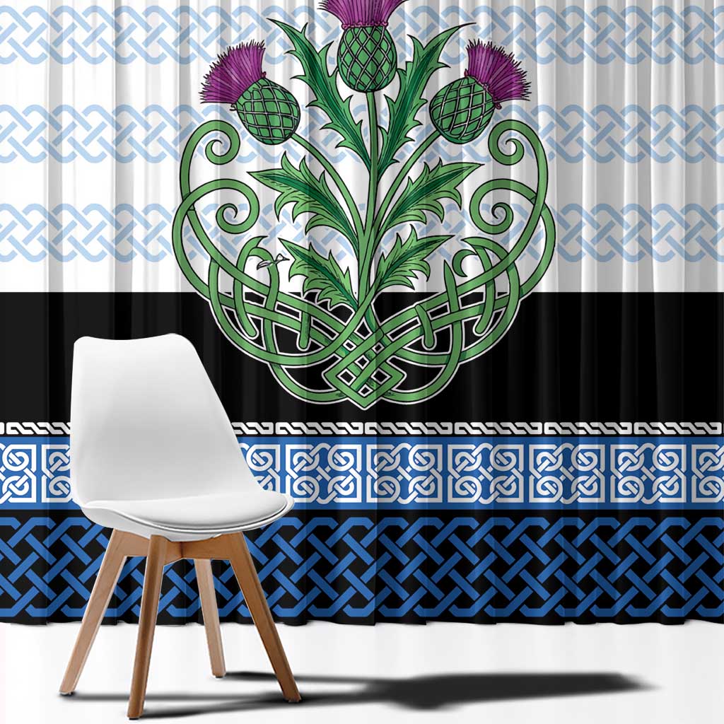 Scotland Celtic Knot Window Curtain Celtic Nation Heritage Pride - Wonder Print Shop