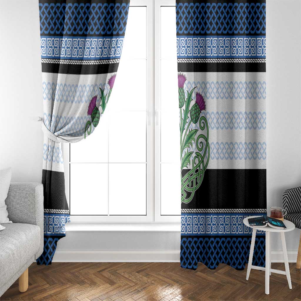 Scotland Celtic Knot Window Curtain Celtic Nation Heritage Pride - Wonder Print Shop