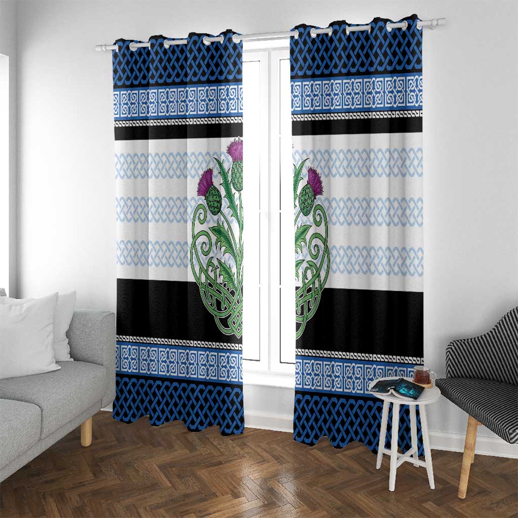 Scotland Celtic Knot Window Curtain Celtic Nation Heritage Pride - Wonder Print Shop
