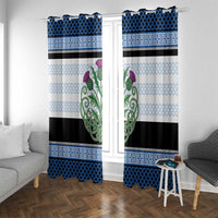 Scotland Celtic Knot Window Curtain Celtic Nation Heritage Pride - Wonder Print Shop