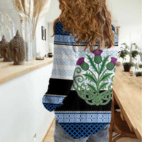 Scotland Celtic Knot Women Casual Shirt Celtic Nation Heritage Pride - Wonder Print Shop