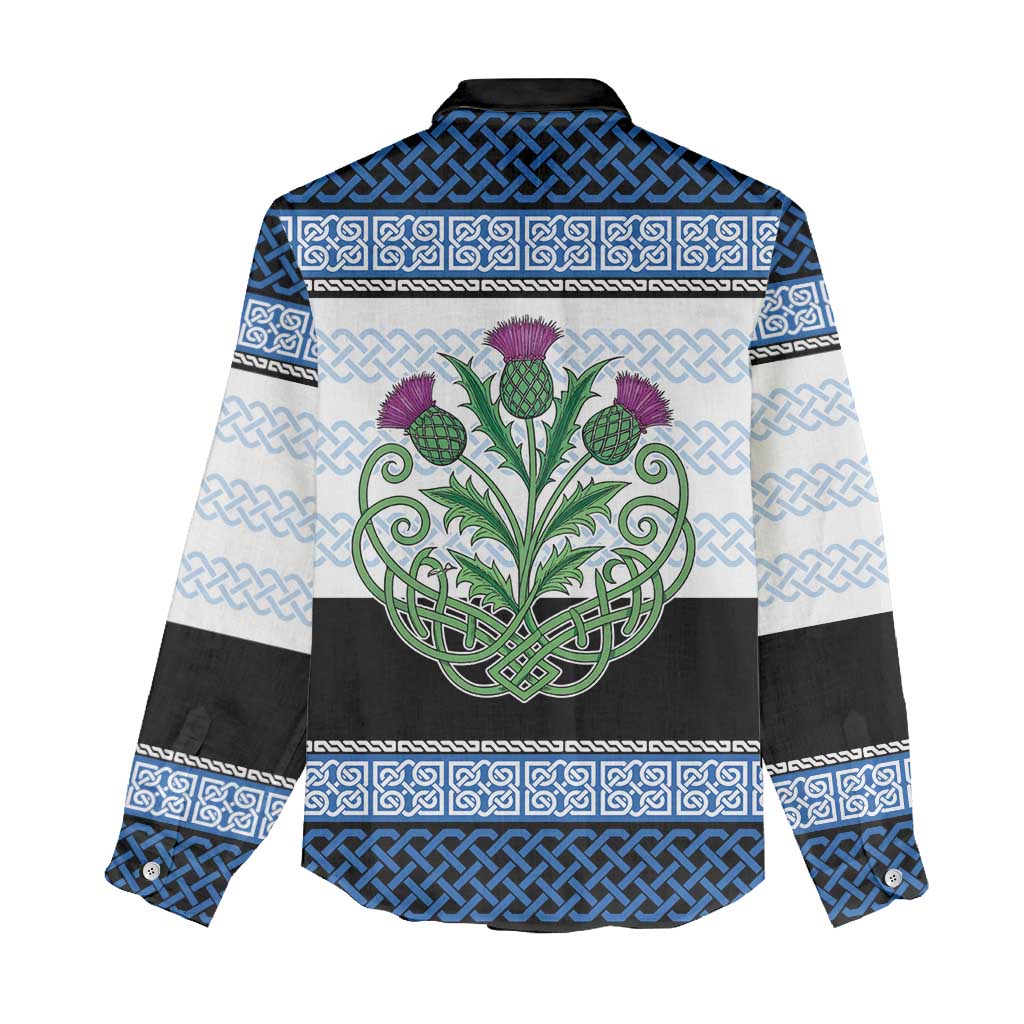 Scotland Celtic Knot Women Casual Shirt Celtic Nation Heritage Pride - Wonder Print Shop