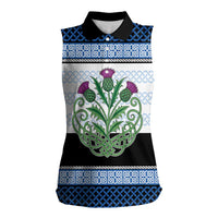 Scotland Celtic Knot Women Sleeveless Polo Shirt Celtic Nation Heritage Pride - Wonder Print Shop