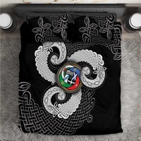 Six Celtic Countries Heritage Bedding Set Black Celtic Knot Triskelion - Wonder Print Shop