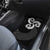 Six Celtic Countries Heritage Car Mats Black Celtic Knot Triskelion - Wonder Print Shop