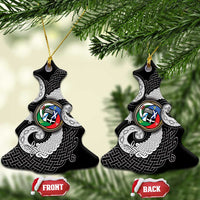 Six Celtic Countries Heritage Ceramic Ornament Black Celtic Knot Triskelion - Wonder Print Shop