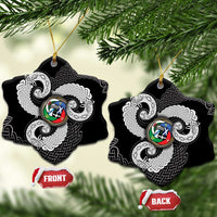 Six Celtic Countries Heritage Ceramic Ornament Black Celtic Knot Triskelion - Wonder Print Shop