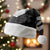 Six Celtic Countries Heritage Christmas Santa Hat Black Celtic Knot Triskelion - Wonder Print Shop
