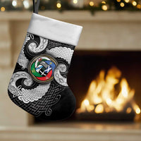 Six Celtic Countries Heritage Christmas Stocking Black Celtic Knot Triskelion - Wonder Print Shop