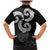 Six Celtic Countries Heritage Family Matching Mermaid Dress and Hawaiian Shirt Black Celtic Knot Triskelion - Wonder Print Shop