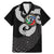 Six Celtic Countries Heritage Family Matching Mermaid Dress and Hawaiian Shirt Black Celtic Knot Triskelion - Wonder Print Shop