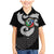 Six Celtic Countries Heritage Family Matching Mermaid Dress and Hawaiian Shirt Black Celtic Knot Triskelion - Wonder Print Shop