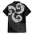 Six Celtic Countries Heritage Family Matching Off Shoulder Maxi Dress and Hawaiian Shirt Black Celtic Knot Triskelion - Wonder Print Shop
